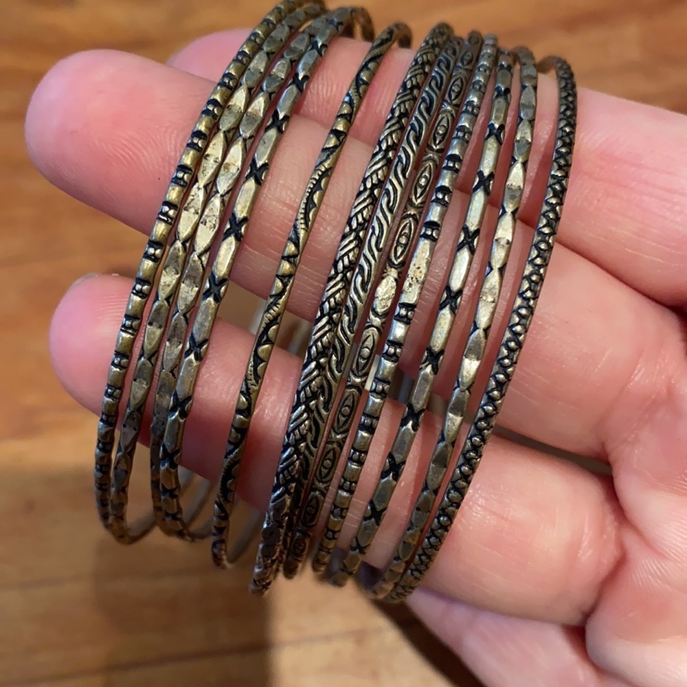 12x bangle bracelets from India - Picture 2 of 7